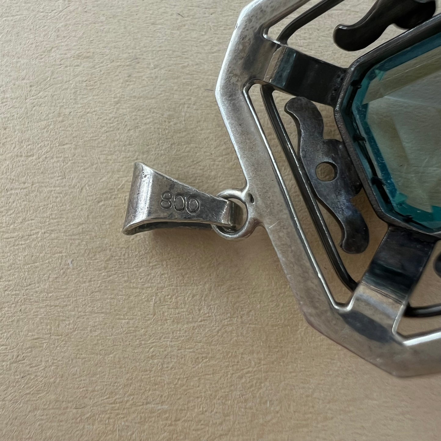 Antiker 800 Silber Anhänger