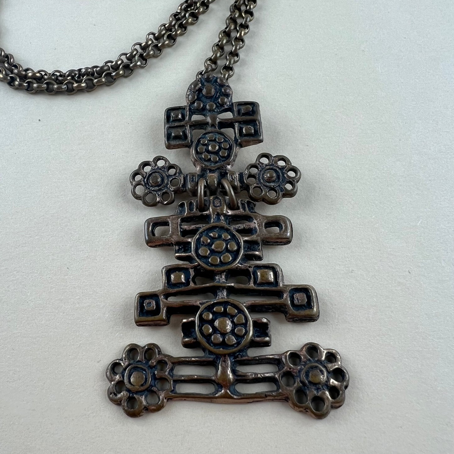 Anhänger mit Kette Finnische Bronze von Uni David Andersen