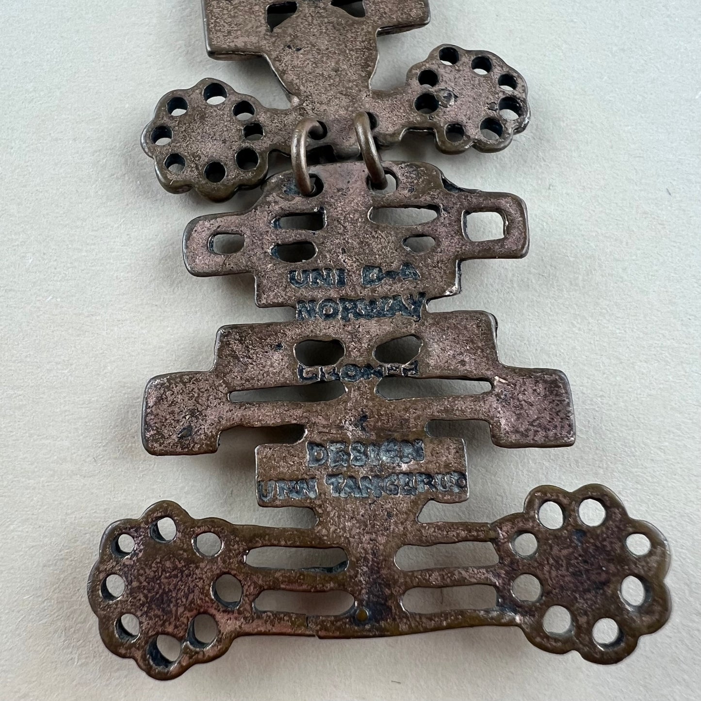 Anhänger mit Kette Finnische Bronze von Uni David Andersen