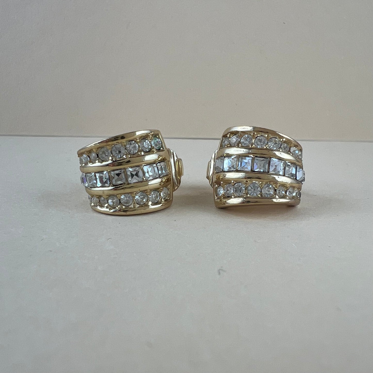 Vintage Christian Dior Set mit Kette, Armband und Clips doppelseitig