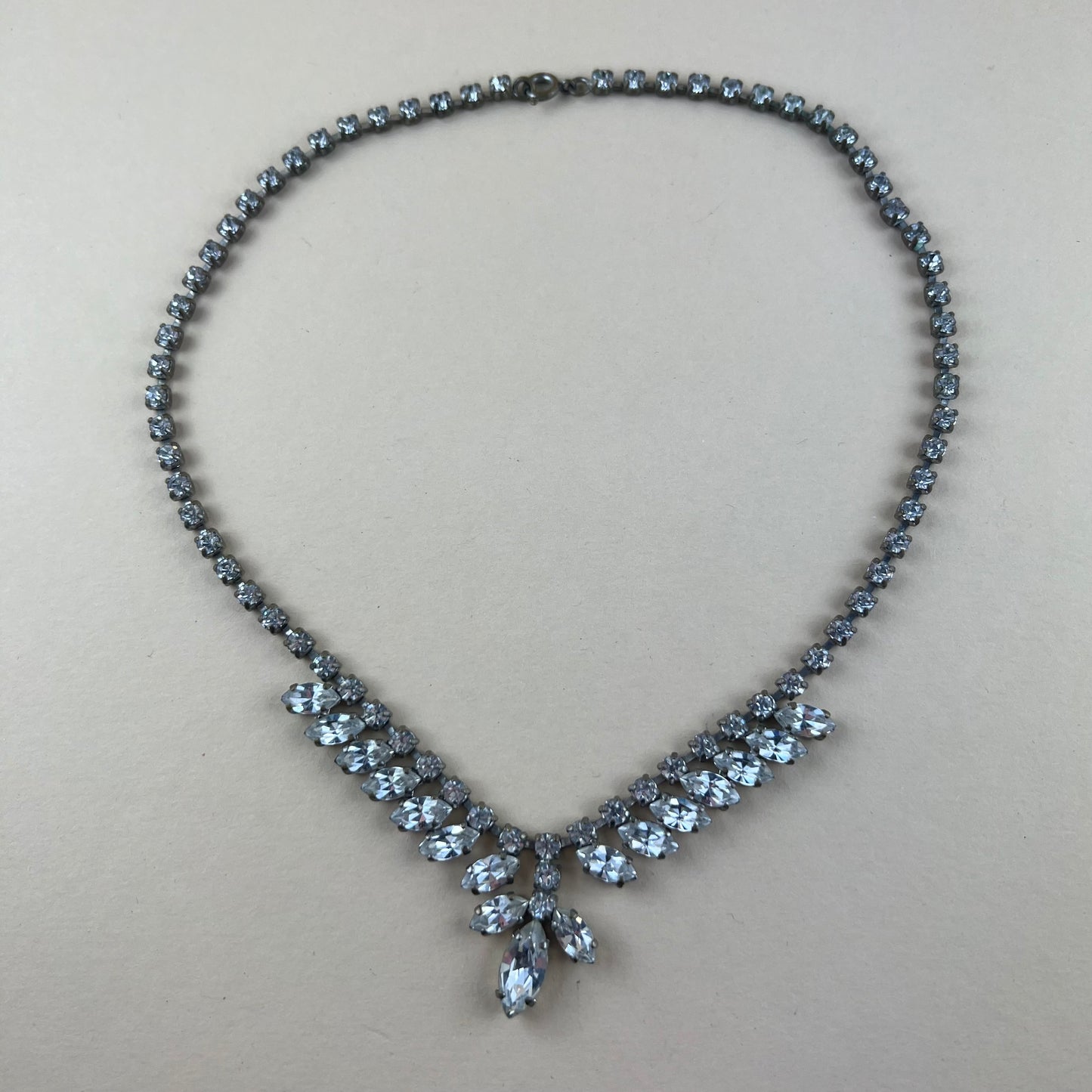 Vintage Collier mit Strass