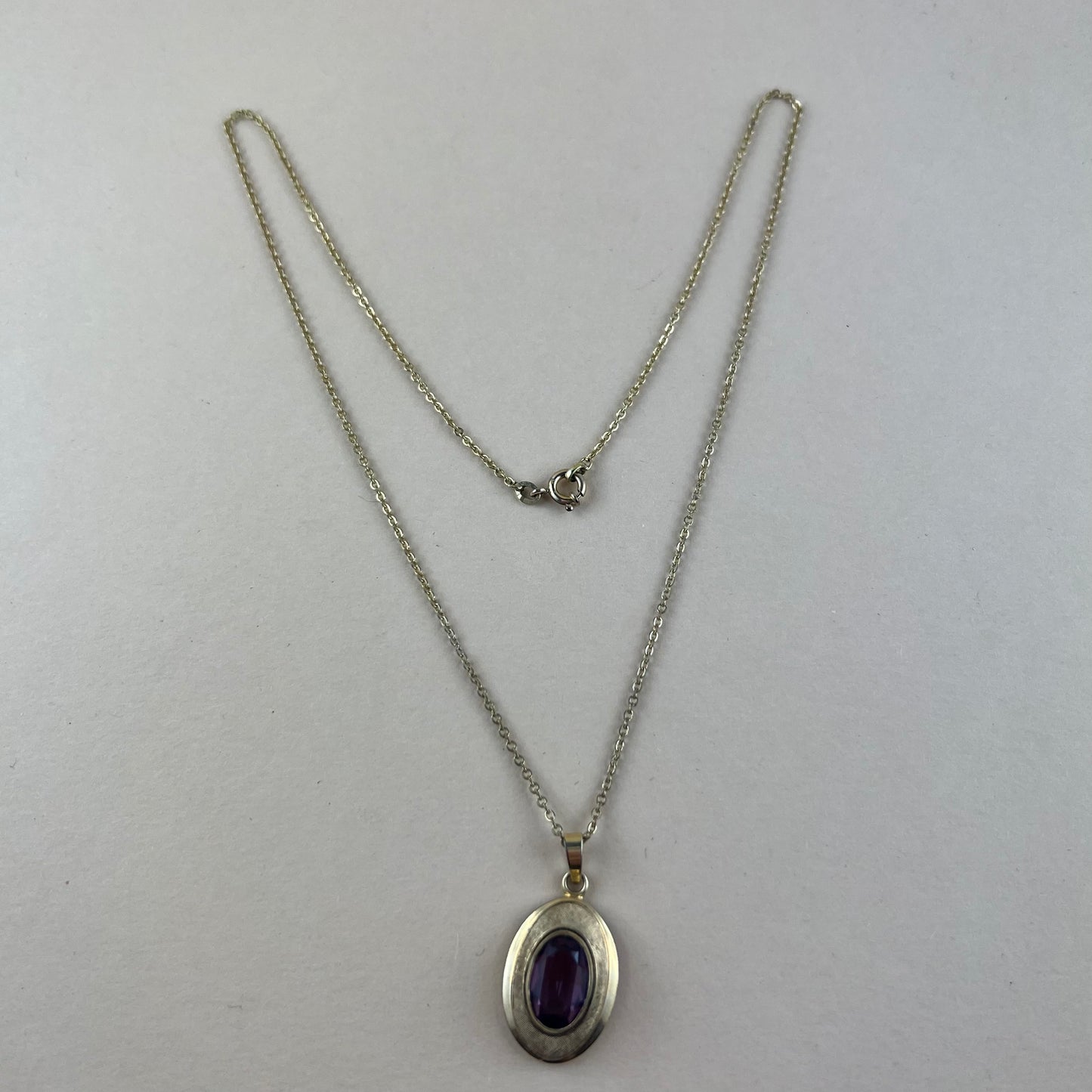 Double Kette und Anhänger mit 333 Gold Verschluss