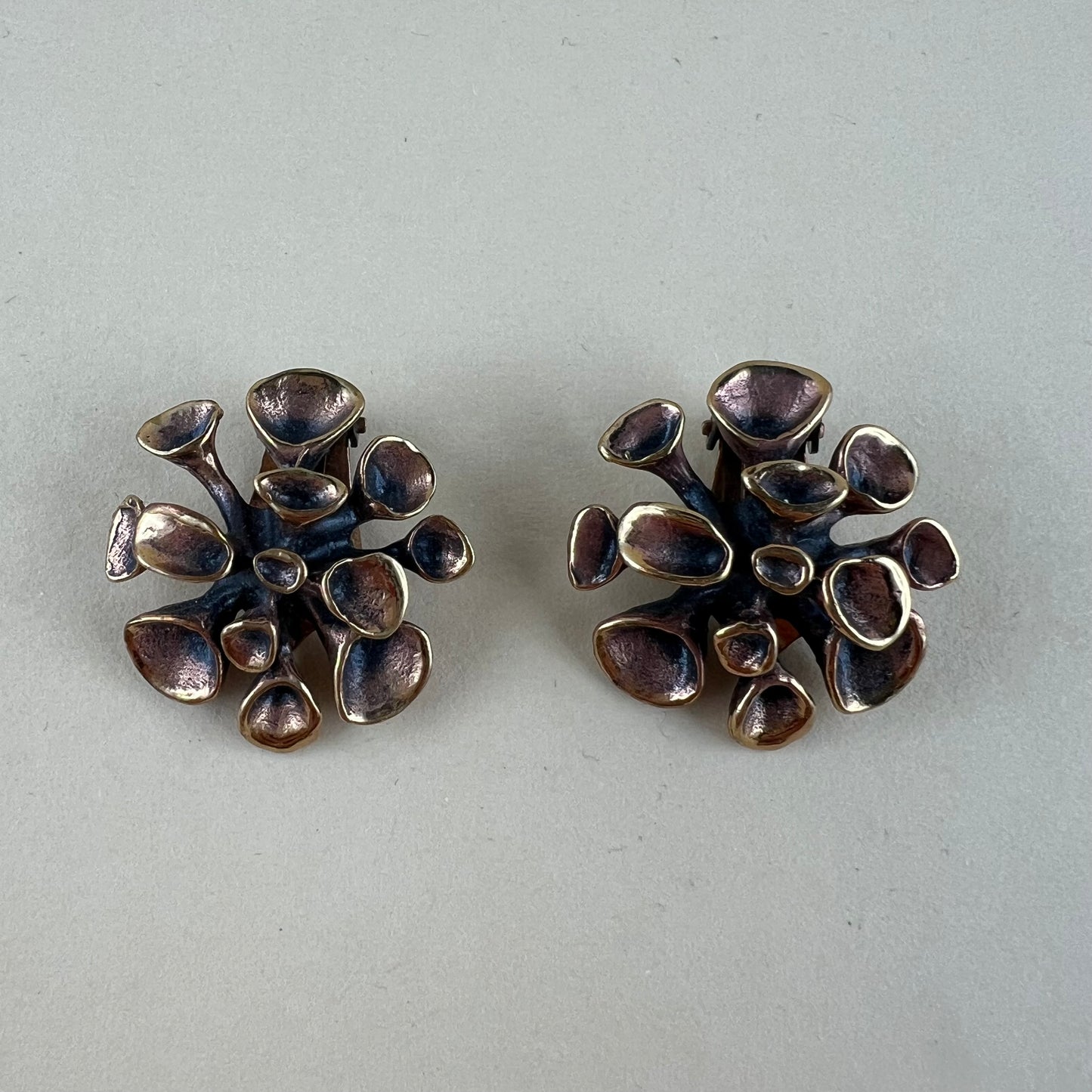Ohrclips Finnische Bronze