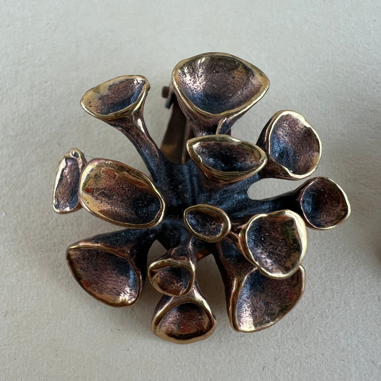 Ohrclips Finnische Bronze