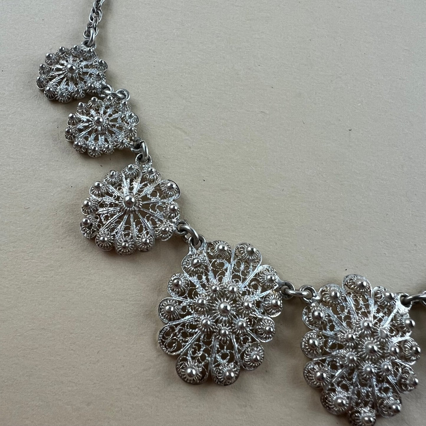 925 Silber Vintage Kette