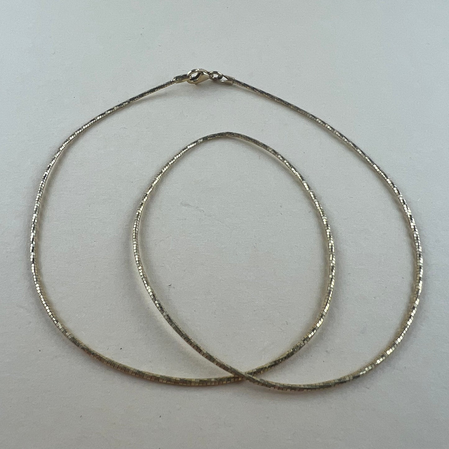 925 SIlber Kette vergoldet