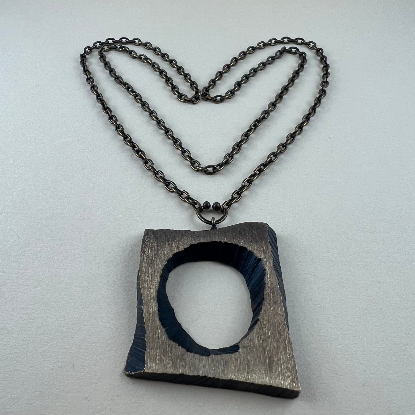 Anhänger mit Kette Finnische Bronze Karl Laine