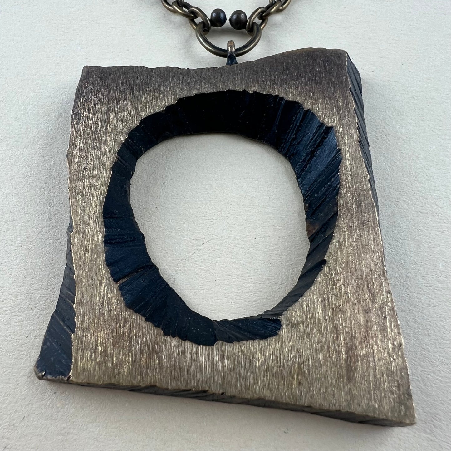 Anhänger mit Kette Finnische Bronze Karl Laine