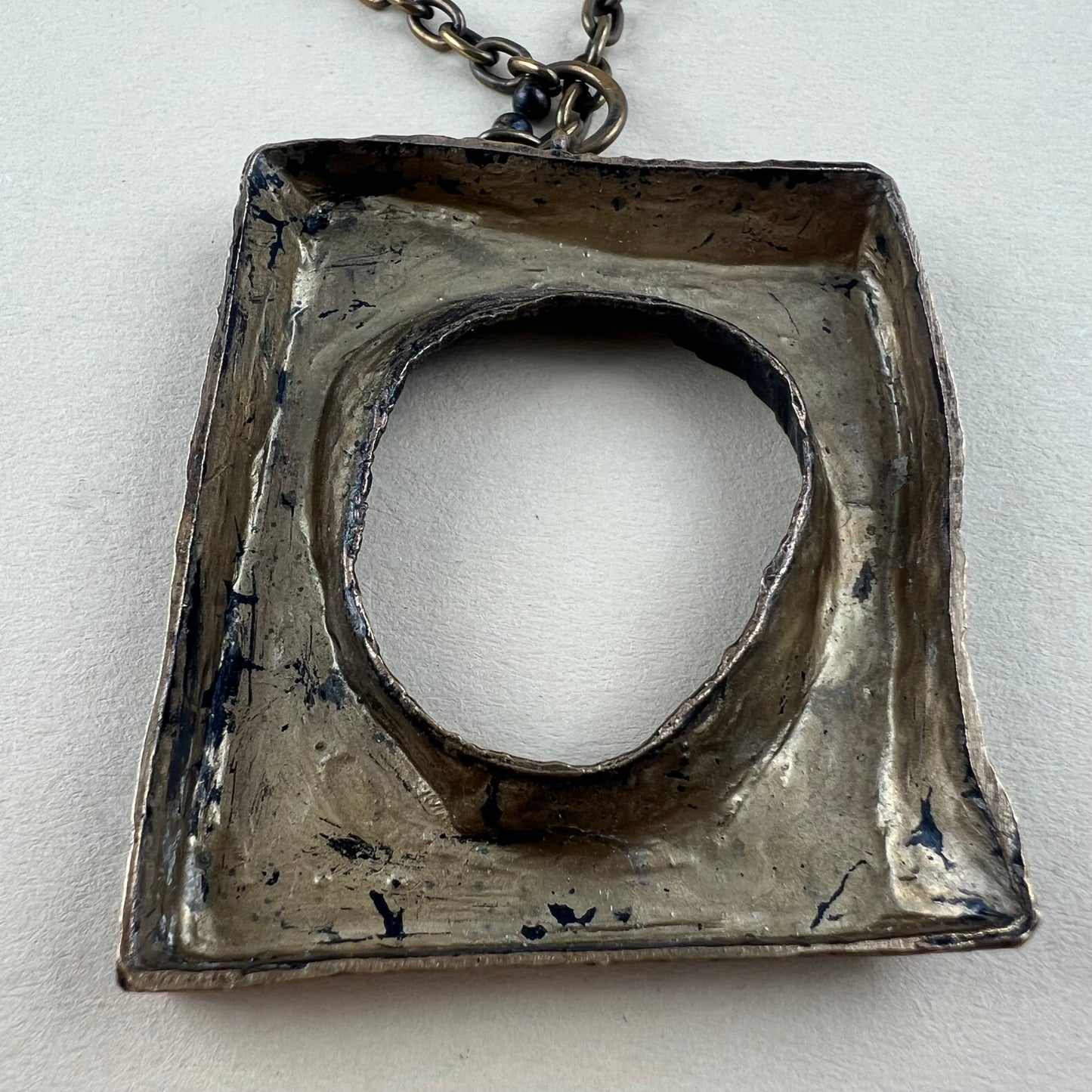 Anhänger mit Kette Finnische Bronze Karl Laine