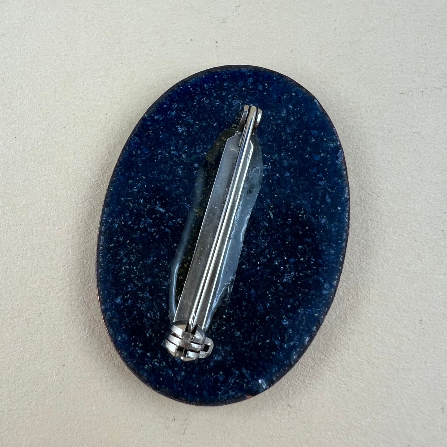 Brosche Emaille Vintage