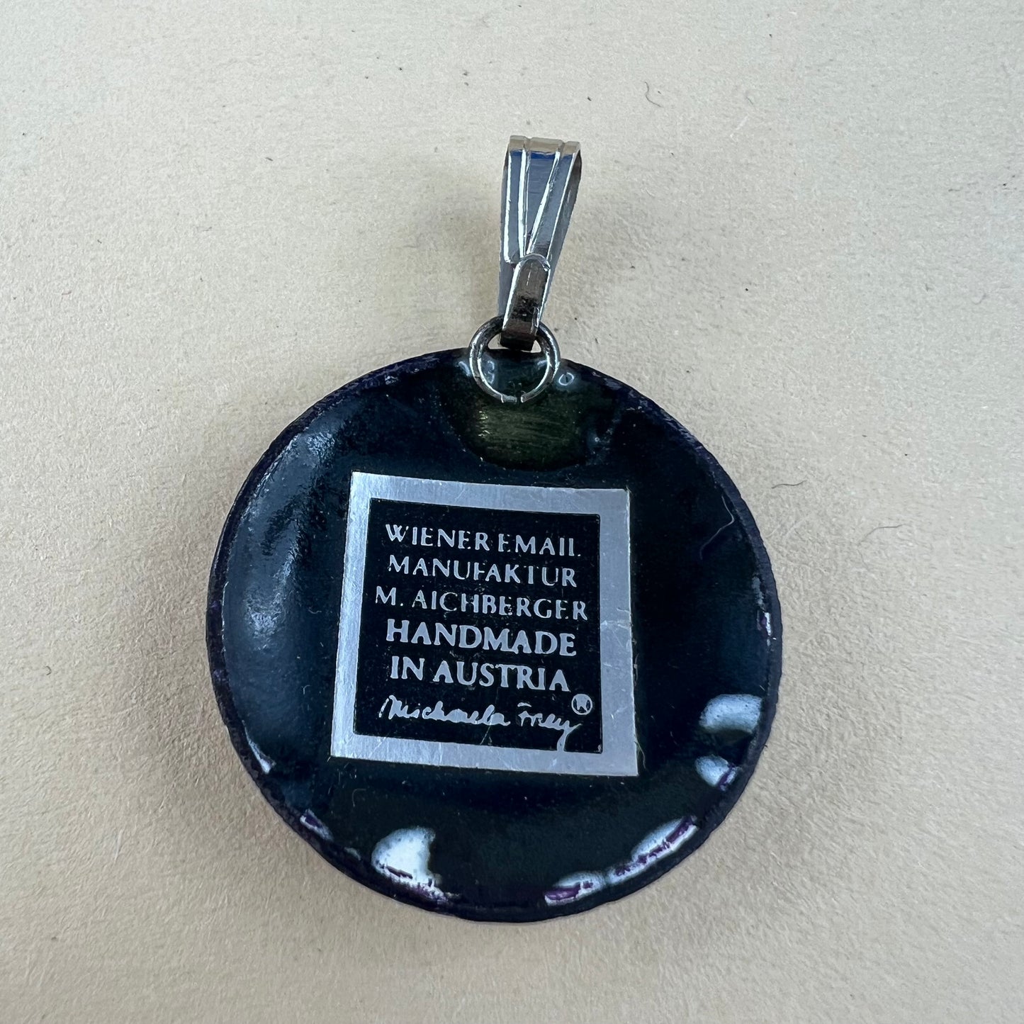 Anhänger Emaille Vintage von Michaela Frey