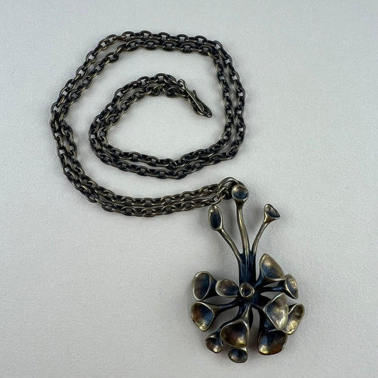 Finnische Bronze Anhänger mit Kette