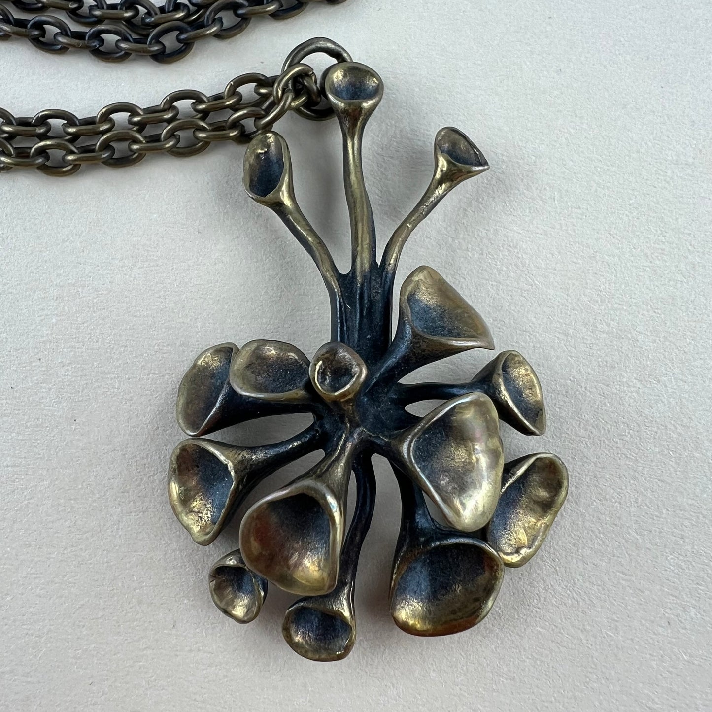 Finnische Bronze Anhänger mit Kette
