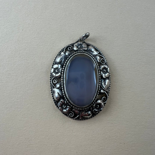 Antiker 800 Silber Anhänger Jugendstil
