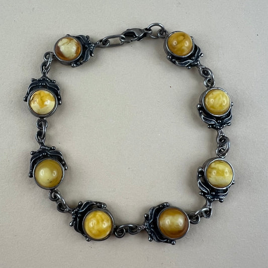 Armband mit Butterscotch Bernstein