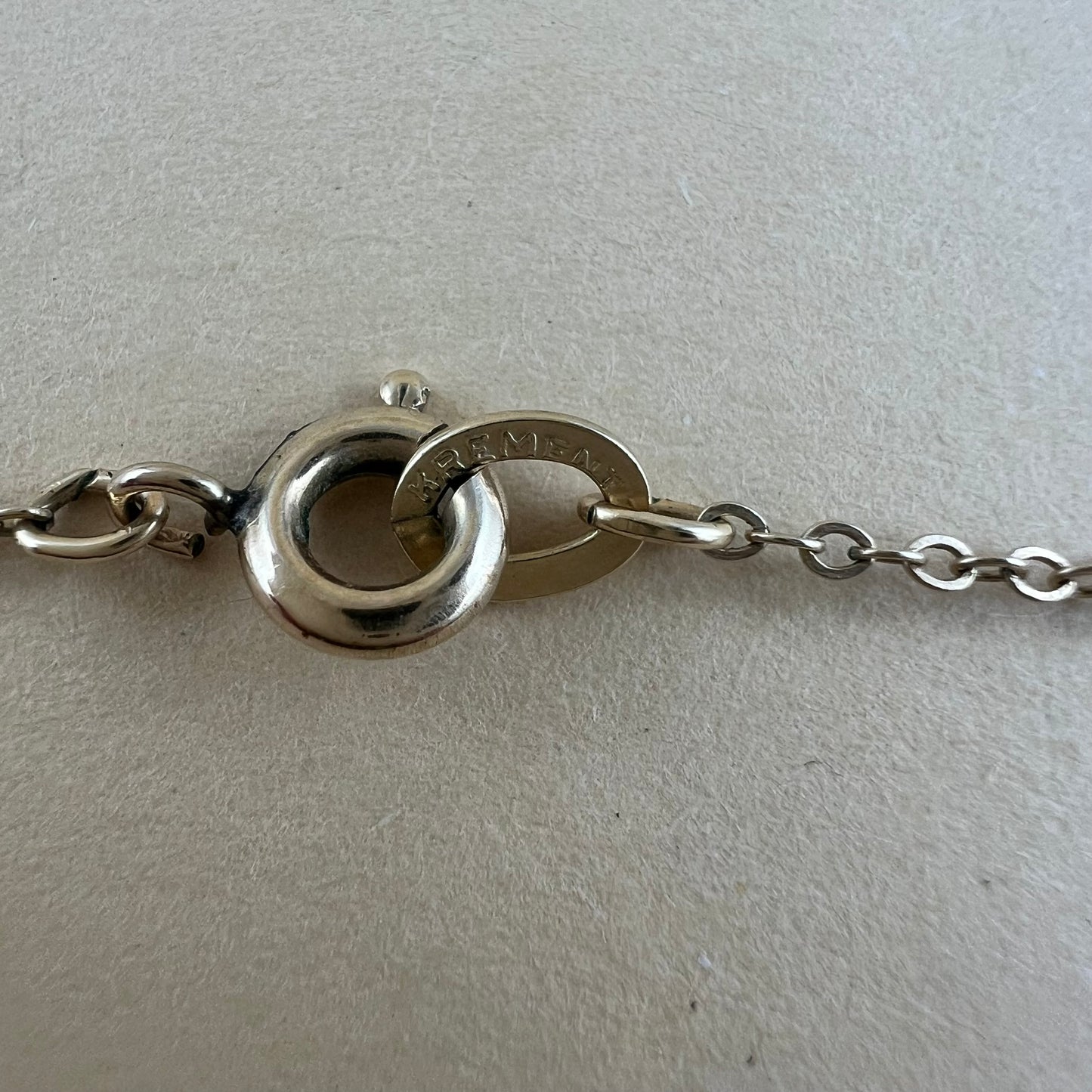 Vintage Kette mit Anhänger von Krementz