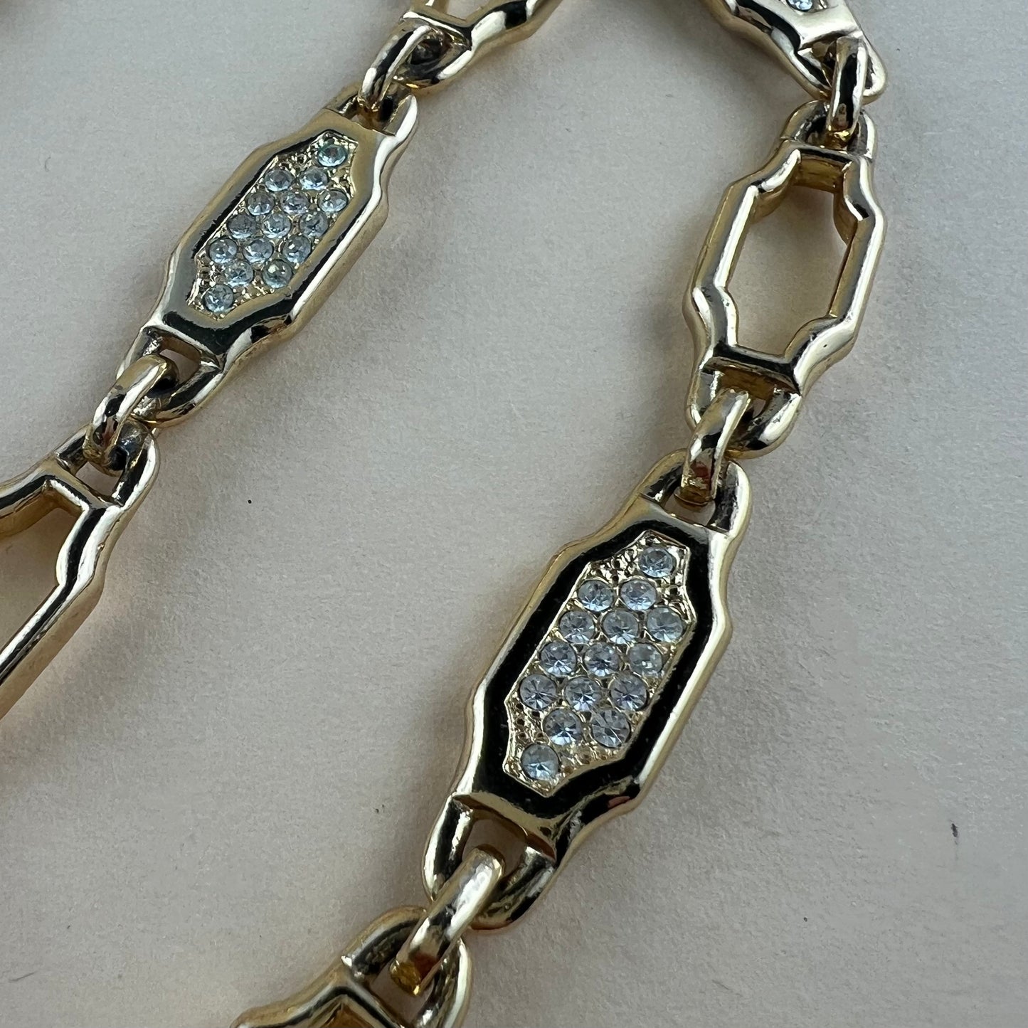 Vintage Christian Dior Set mit Kette, Armband und Clips doppelseitig