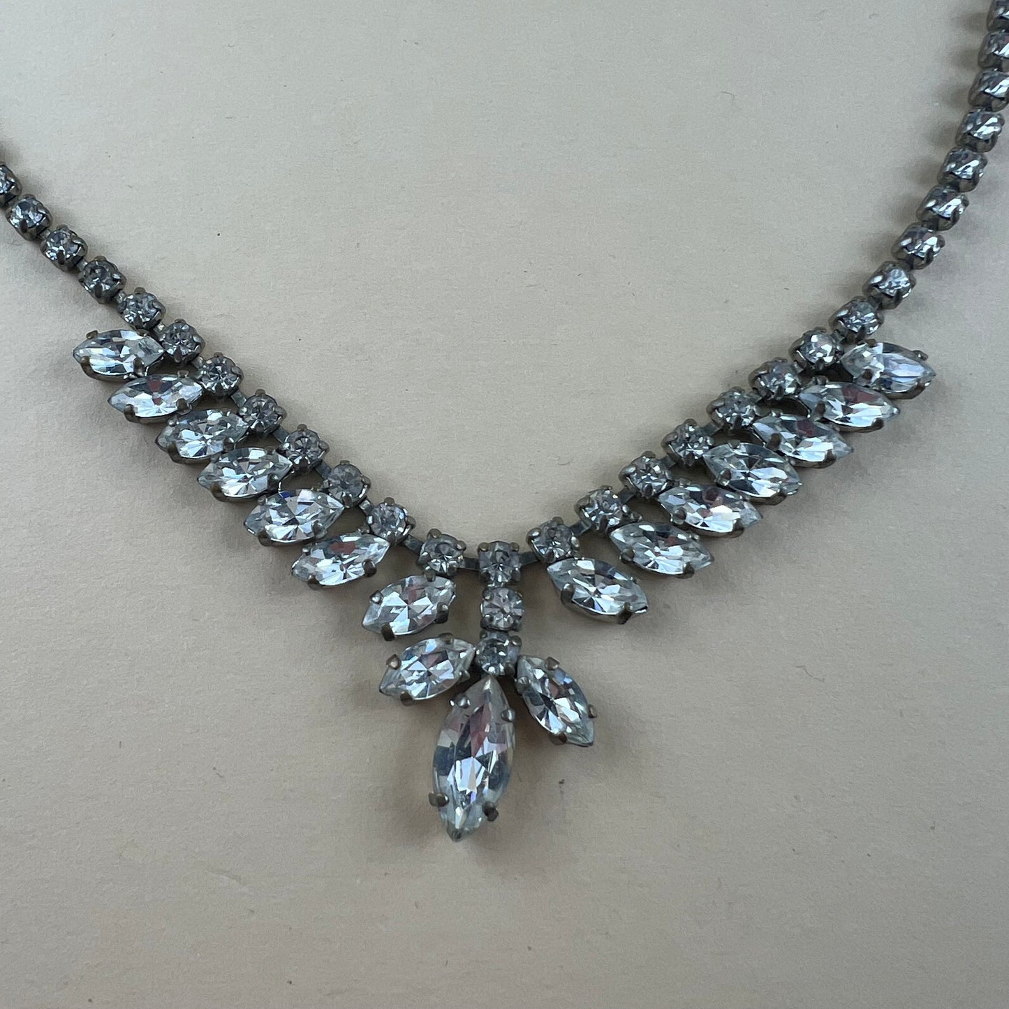 Vintage Collier mit Strass
