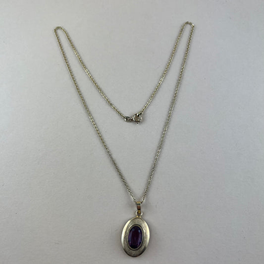 Double Kette und Anhänger mit 333 Gold Verschluss