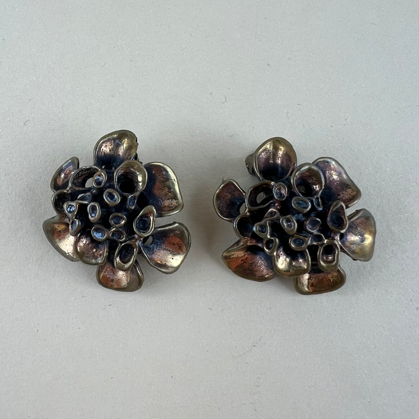 Ohrclips Finnische Bronze