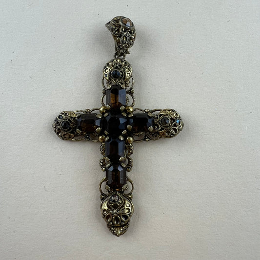 Antiker Kreuz Anhänger Tschechien