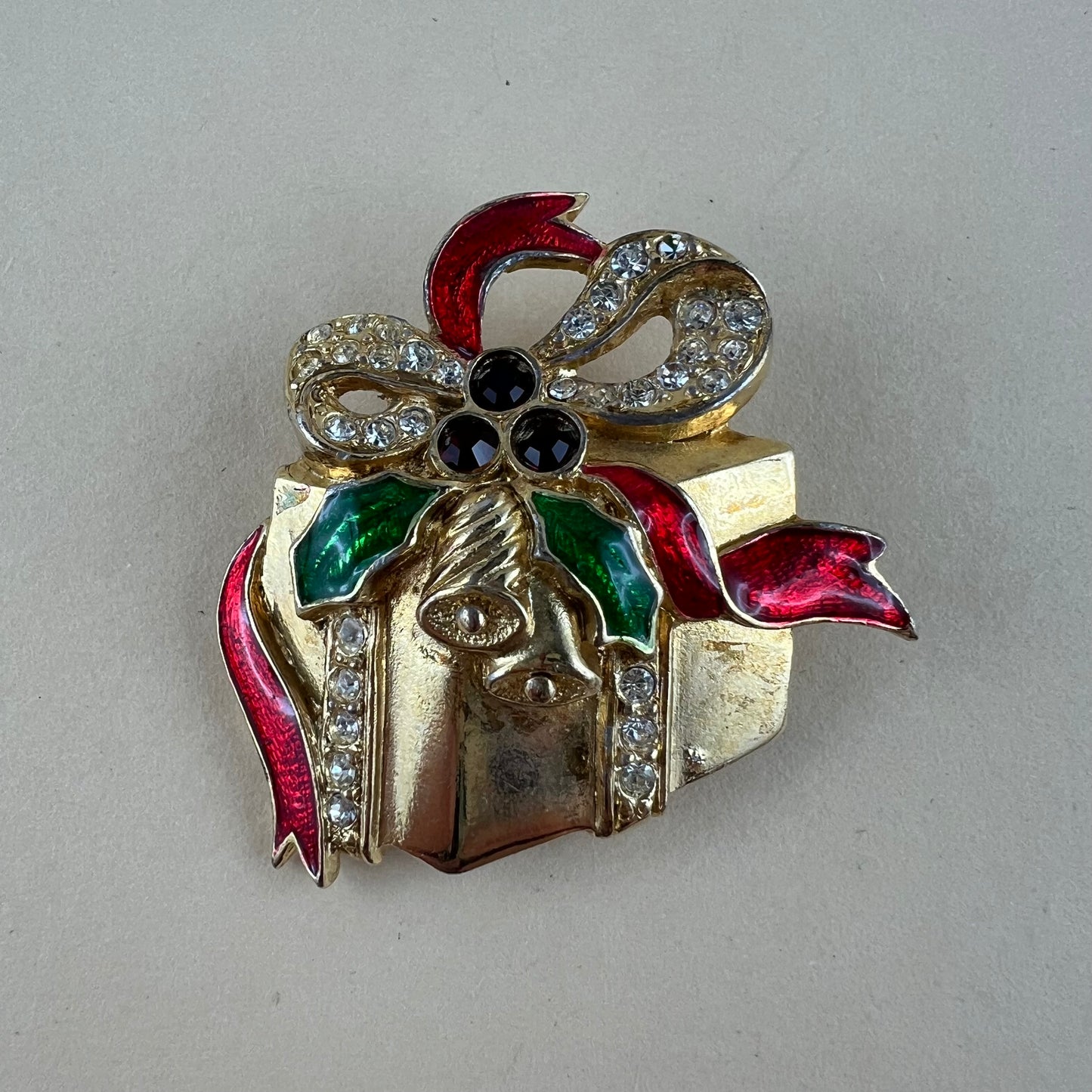 Weihnachtsbrosche Vintage