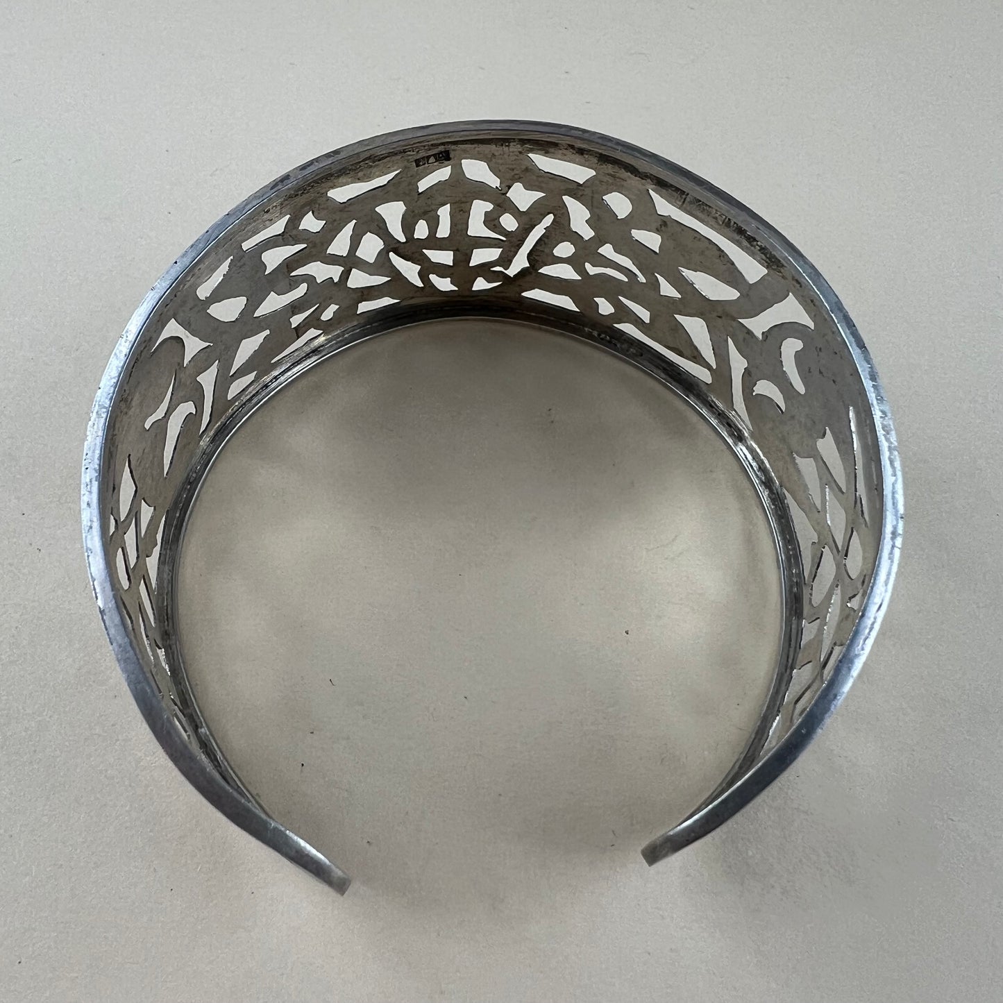 Vintage Silberarmreif Handmade