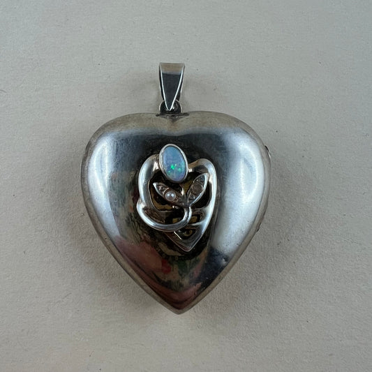 925 Silber Vintage Anhänger OPAC