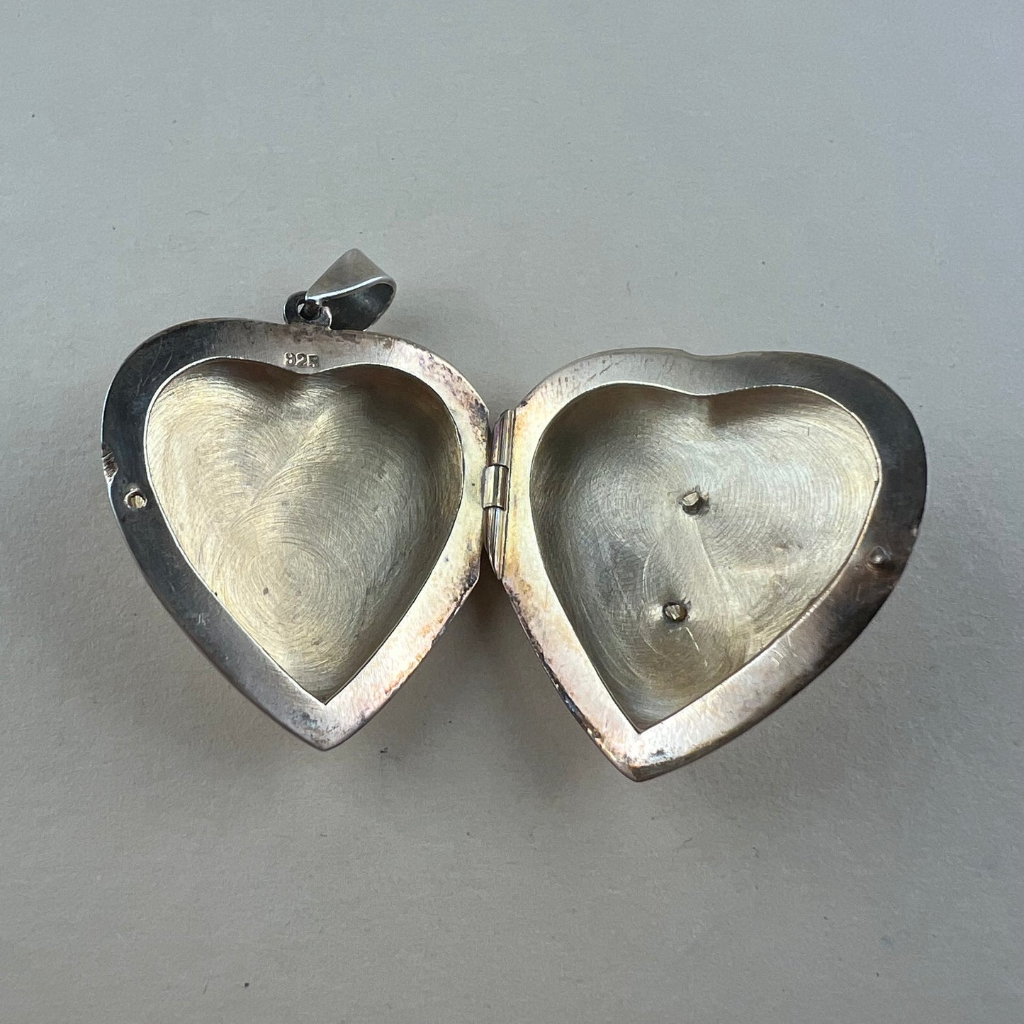 925 Silber Vintage Anhänger OPAC