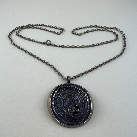 Anhänger mit Kette Finnische Bronze Jorma Laine