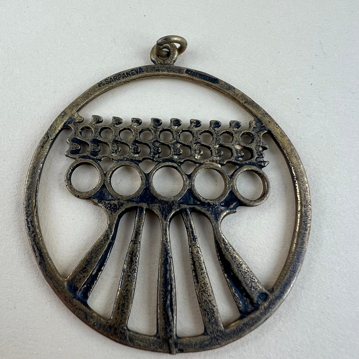 Anhänger Finnische Bronze P. Sarpaneva