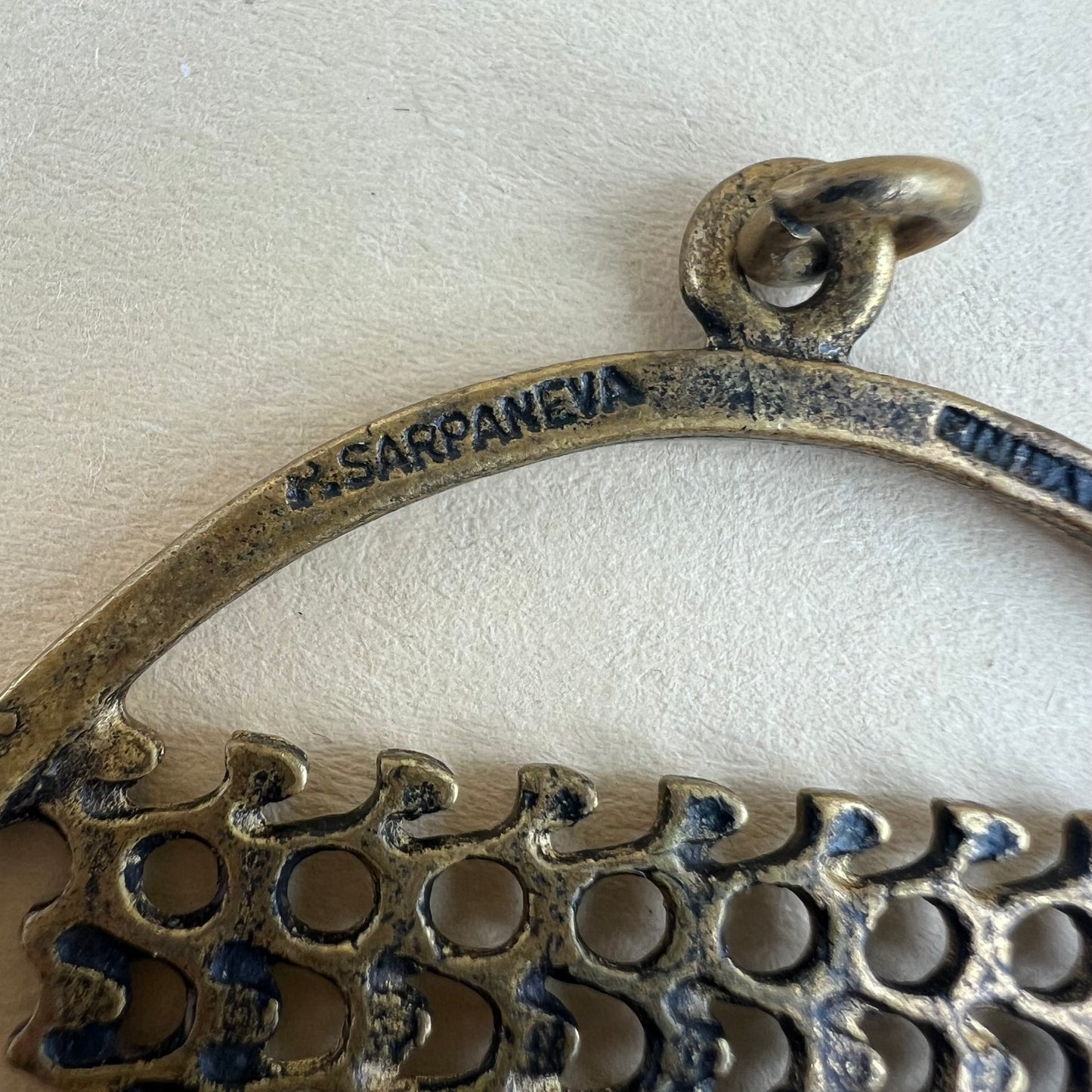 Anhänger Finnische Bronze P. Sarpaneva