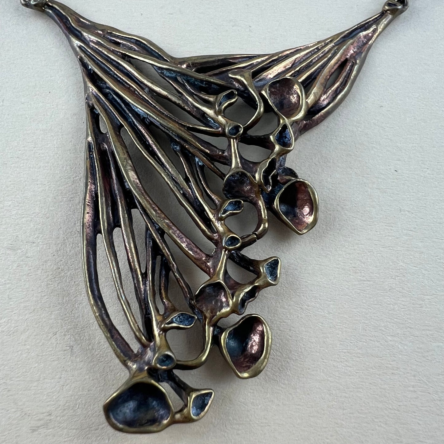 Finnische Bronze Anhänger mit Kette