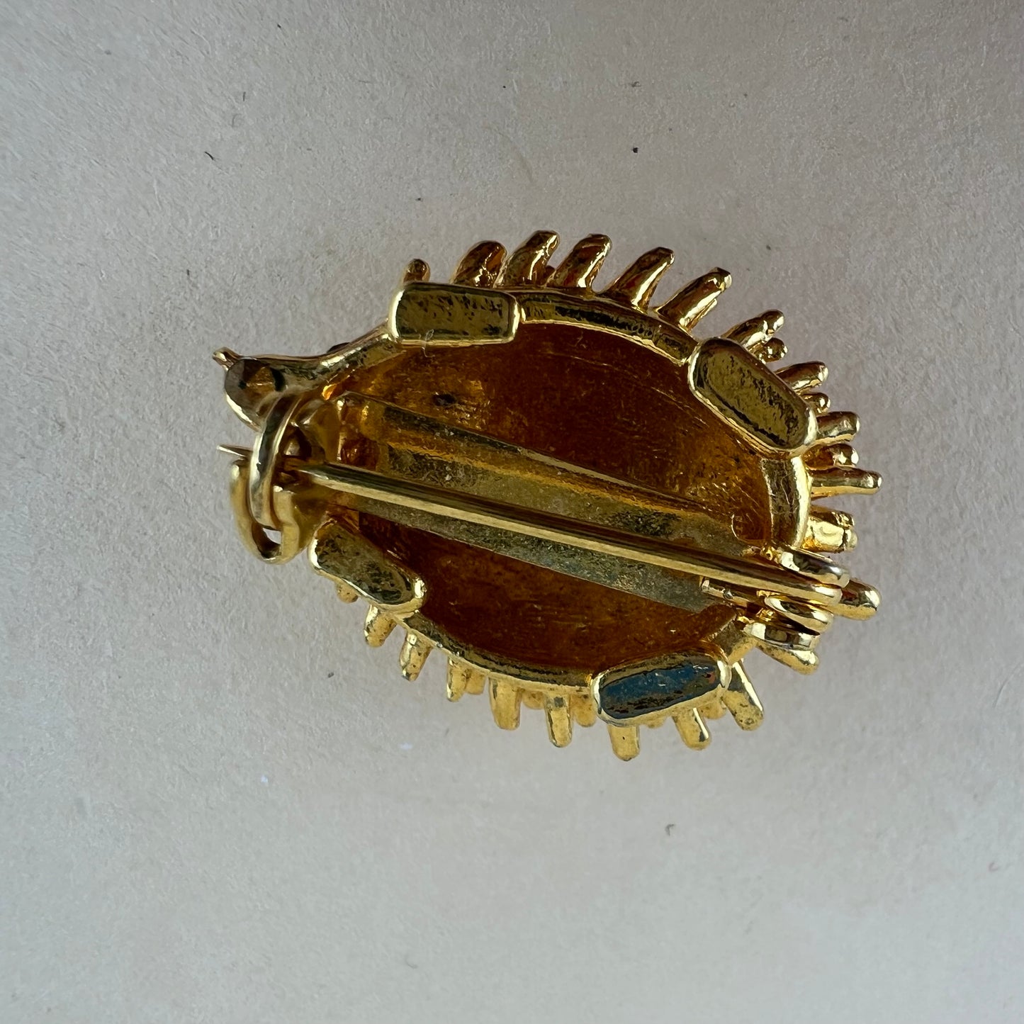 Vintage Brosche Igel