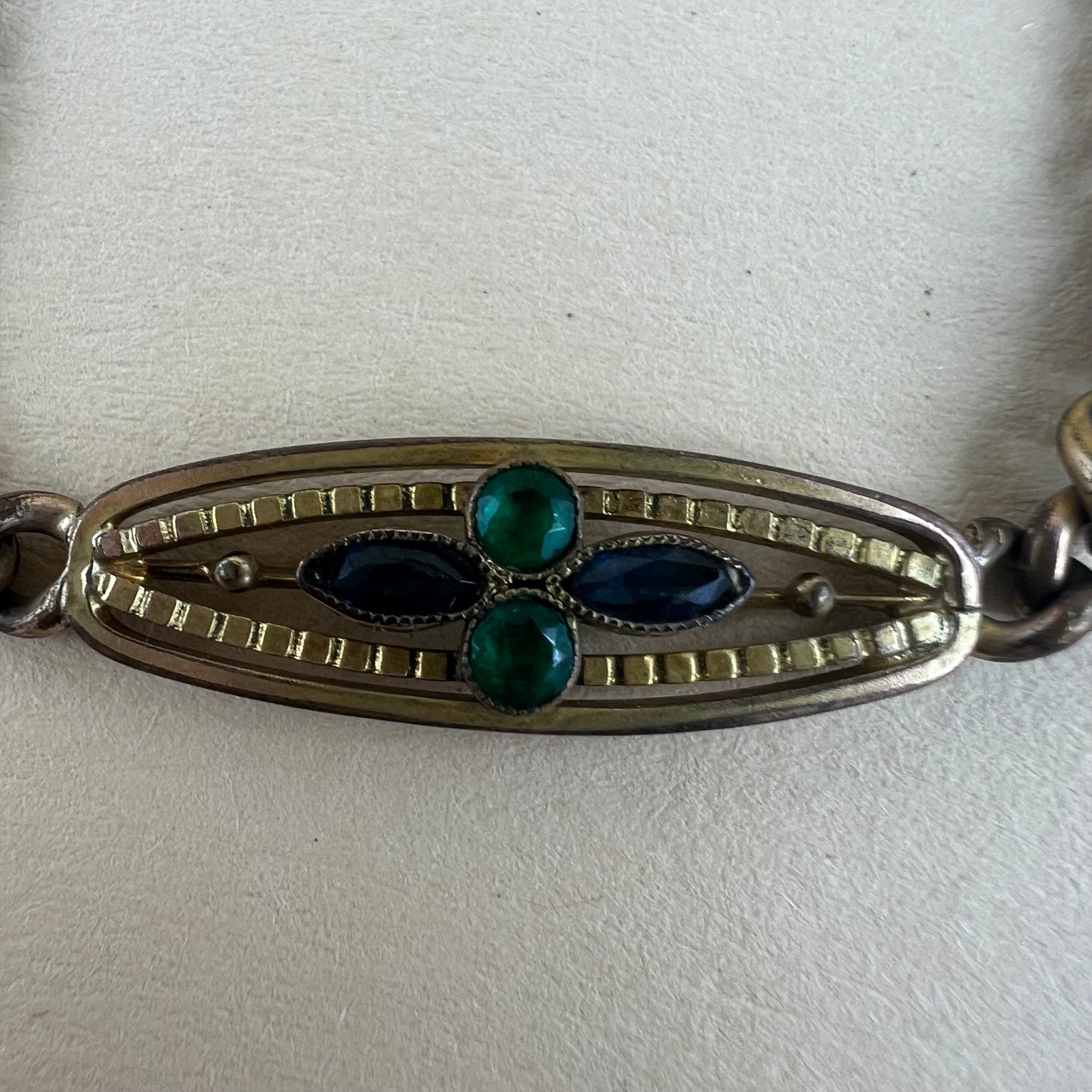 Antikes Armband um 1900 mit Steinbesatz