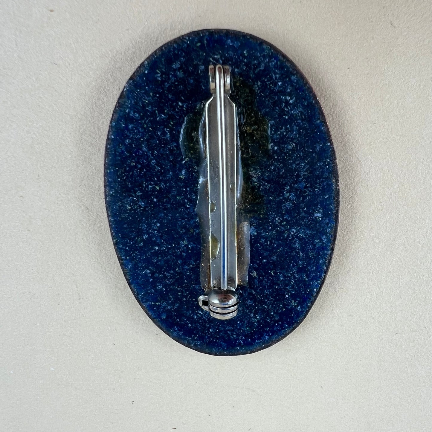 Vintage Brosche Emaille