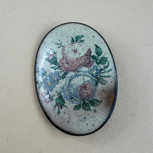Brosche Emaille Vintage