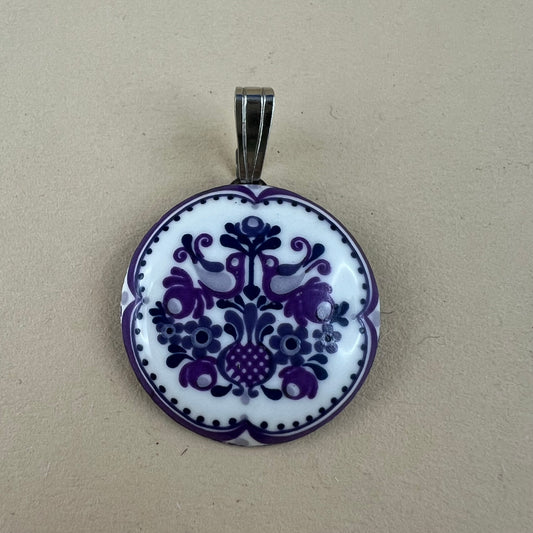 Anhänger Emaille Vintage von Michaela Frey