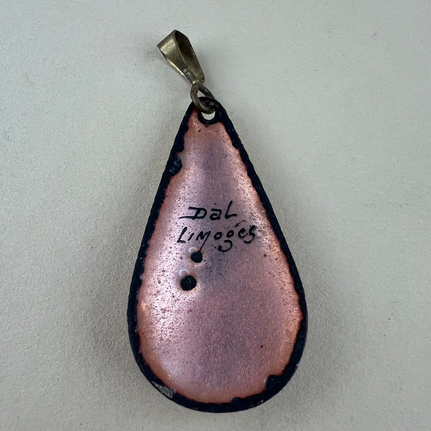 Anhänger Emaille Vintage handmade